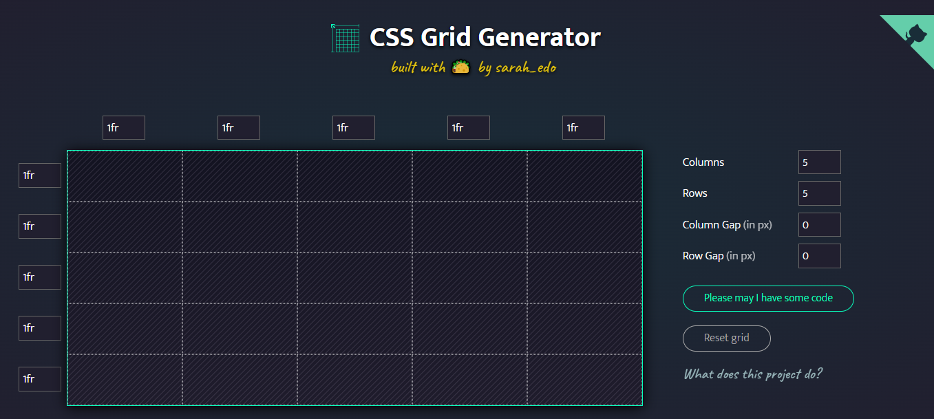 CSS-Grid-Generator